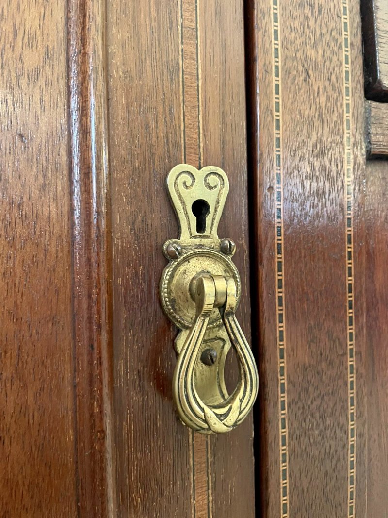 Antique Edwardian Inlaid Mahogany Sideboard - Image 10